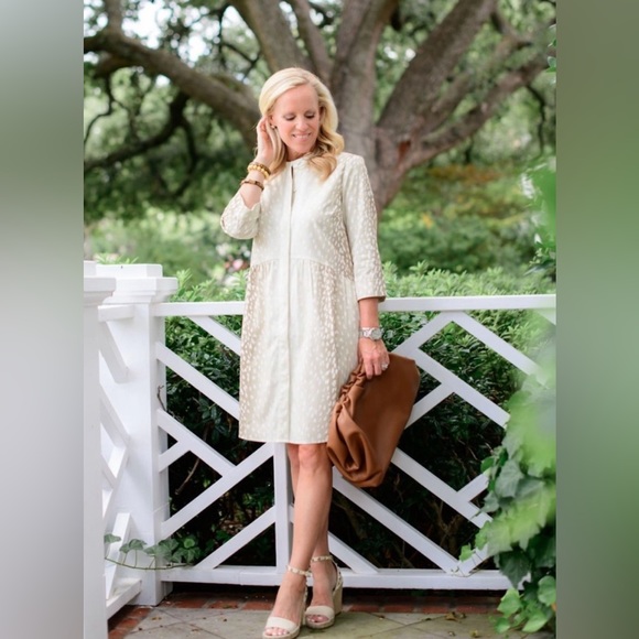 TUCKERNUCK Antelope Royal Shirt Dress Animal Print Size XXS/00 Button Front - Picture 4 of 12